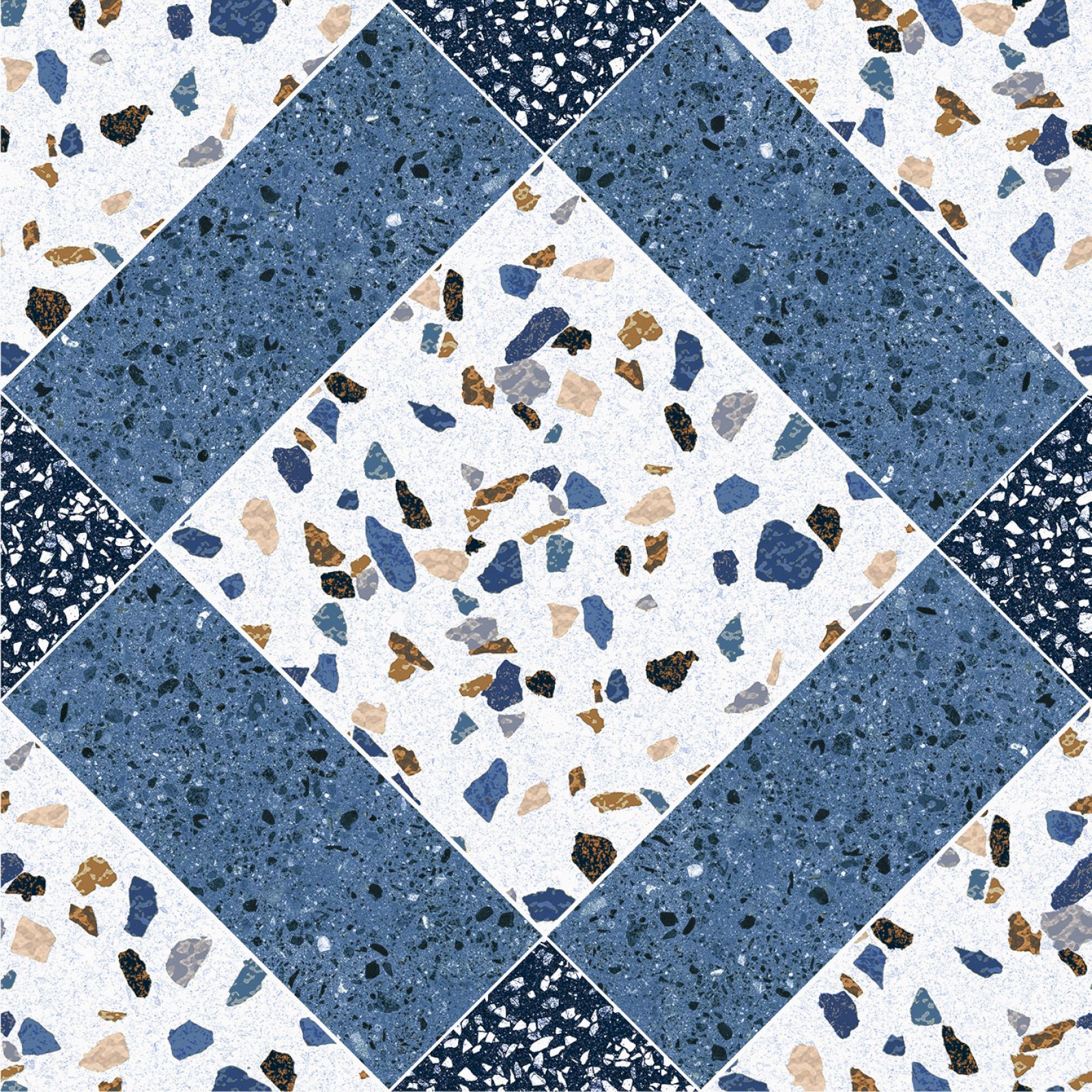 ASIA TILE 25X25 ROCKFORD BLUE